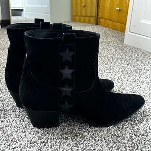Saint Laurent Paris Women's western Black Boots.